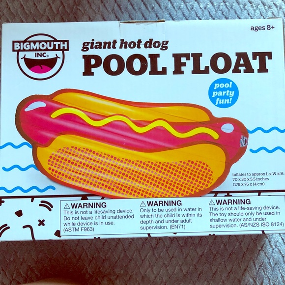 hot dog pool inflatable